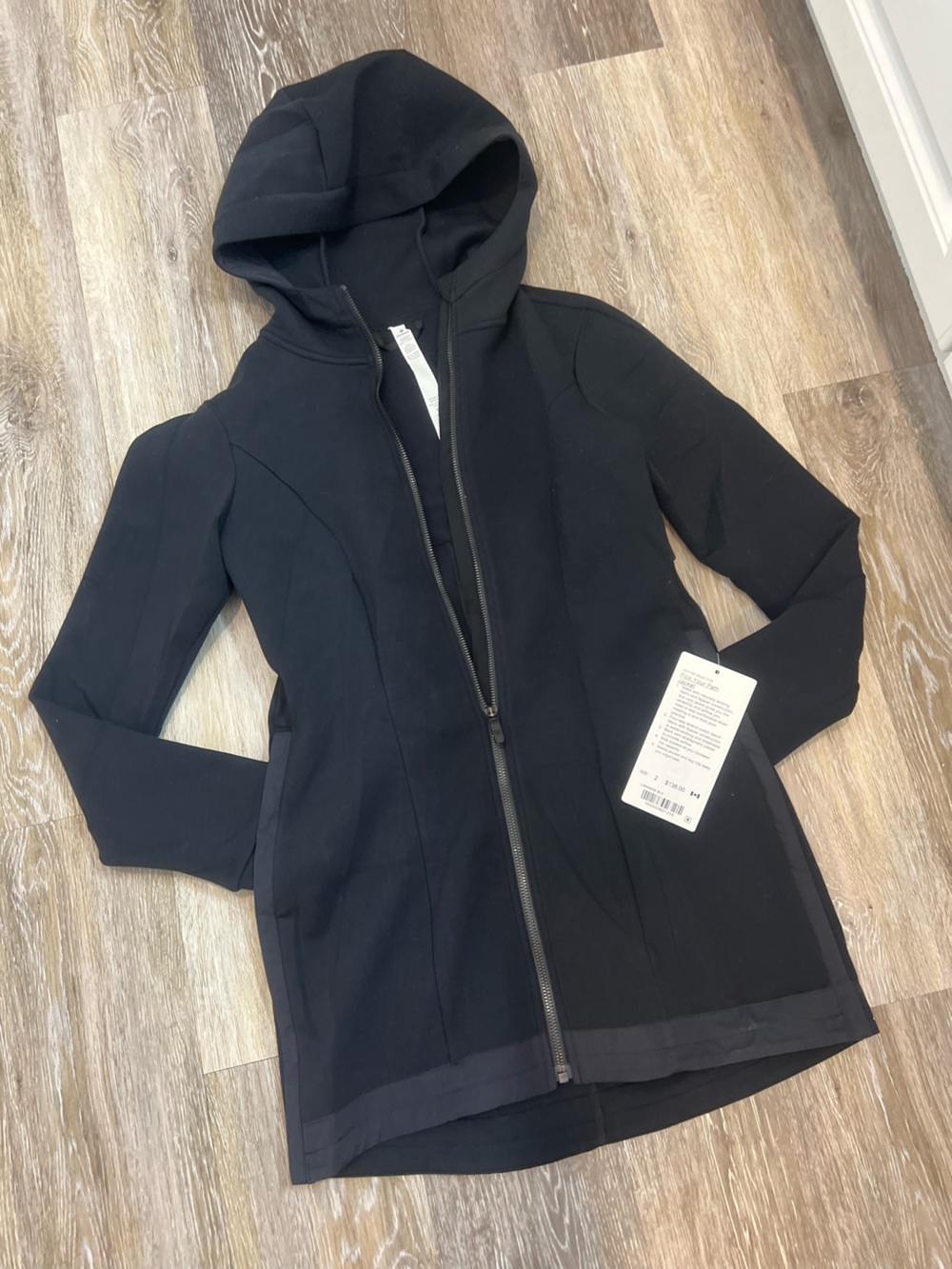 NWT LULULEMON PICK YOUR PATH Black Zip-Up Jacket